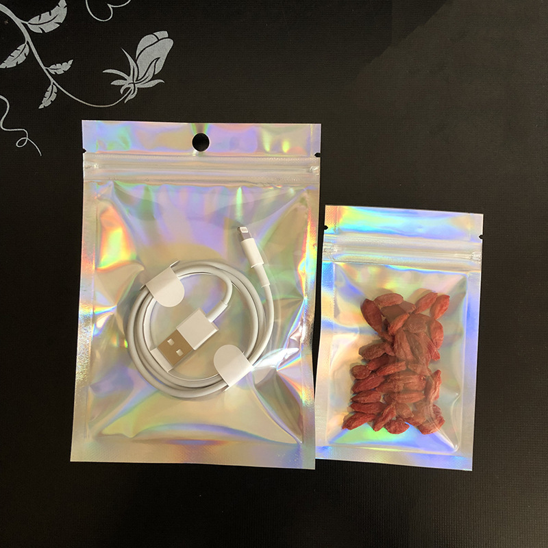 ( HÀNG NHẬP) Túi zip hologram 1set 10túi