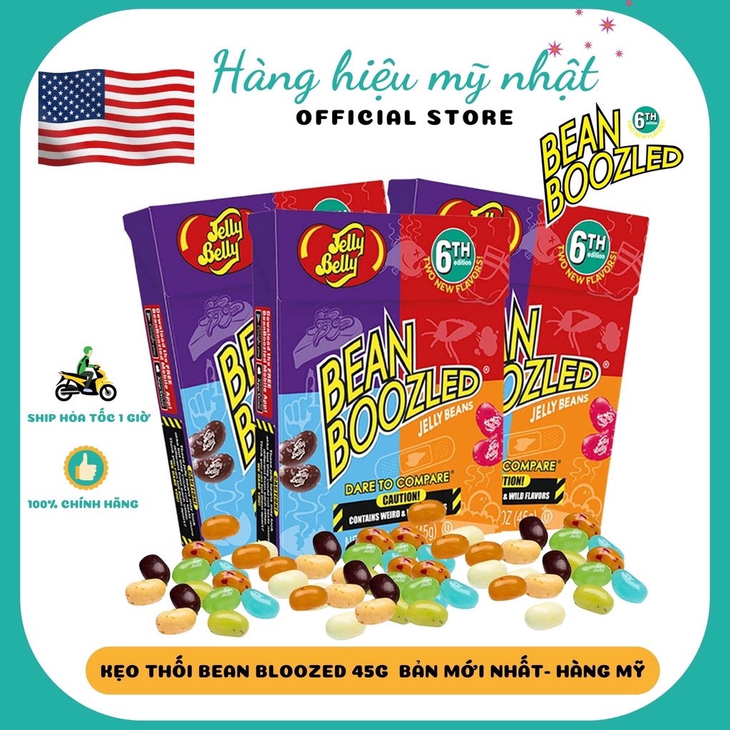 [CHUẨN MỸ- MÙA 5] KẸO THỐI BEAN BOOZLED MỸ HỘP NHỎ 45 GRAM