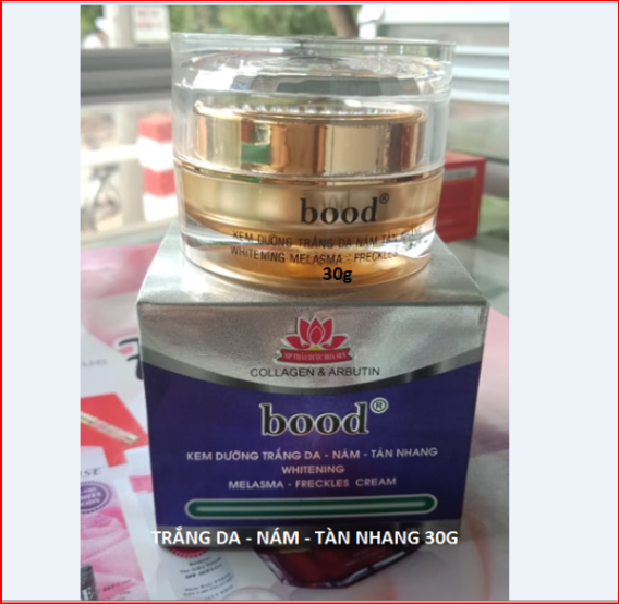 KEM BOOD TRẮNG DA, NGỪA NÁM, TÀN NHANG 30G