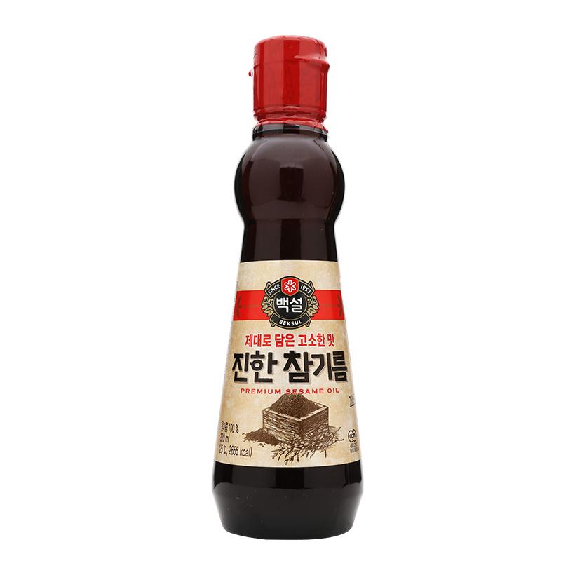 Dầu mè đen nguyên chất Hàn Quốc Beksul 320 ml