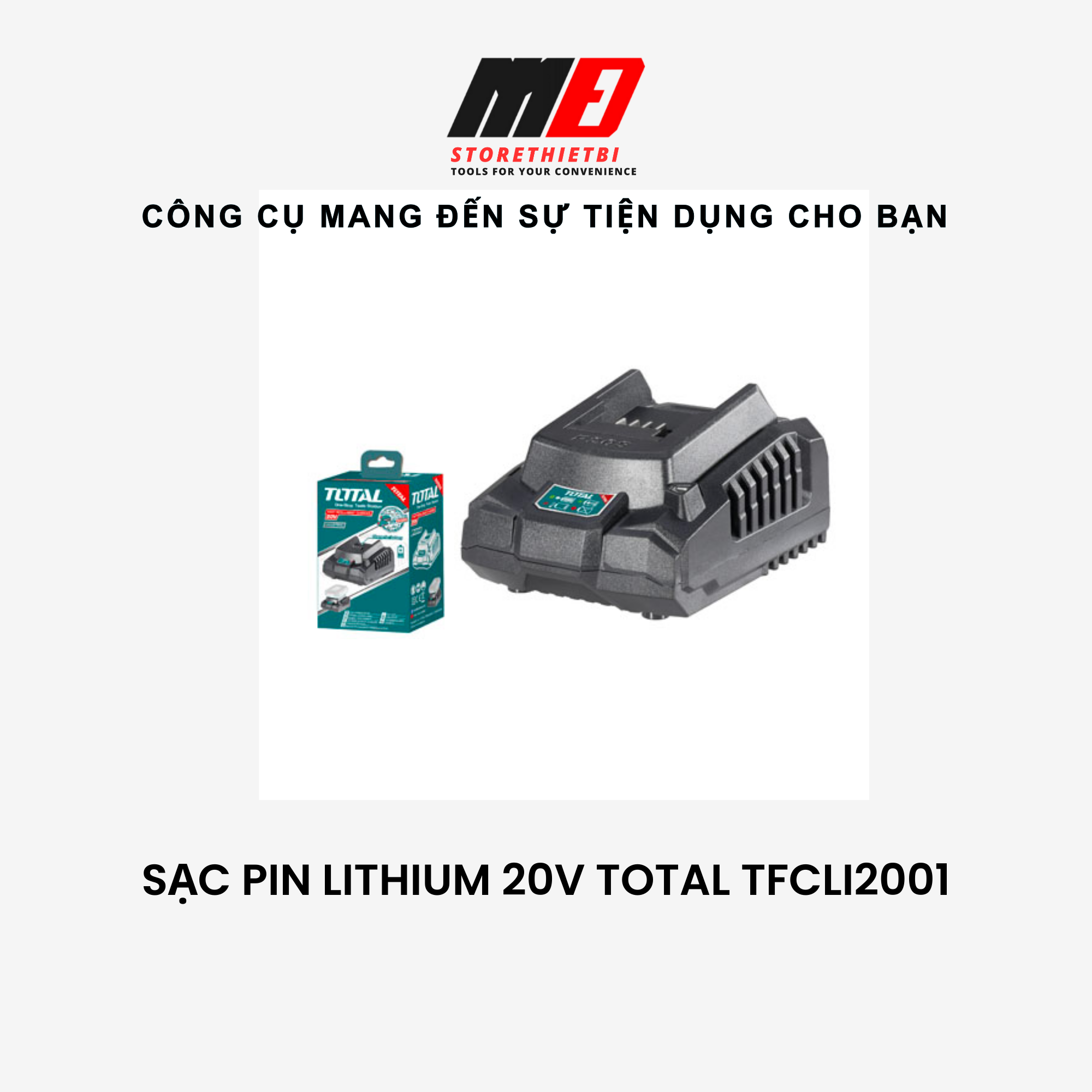 TFCLI2001-TFCLI20411 sạc pin 20v và 20Vx4Ah sạc nhanh Total