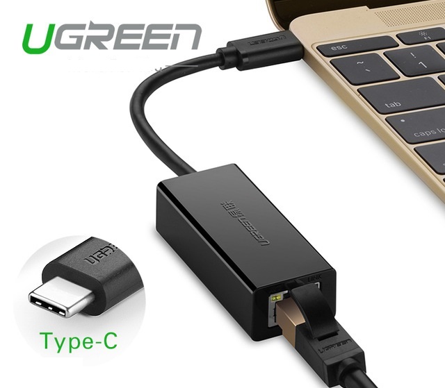 Cáp USB Type-C to Ethernet Ugreen UG-30287 cho Macbook New