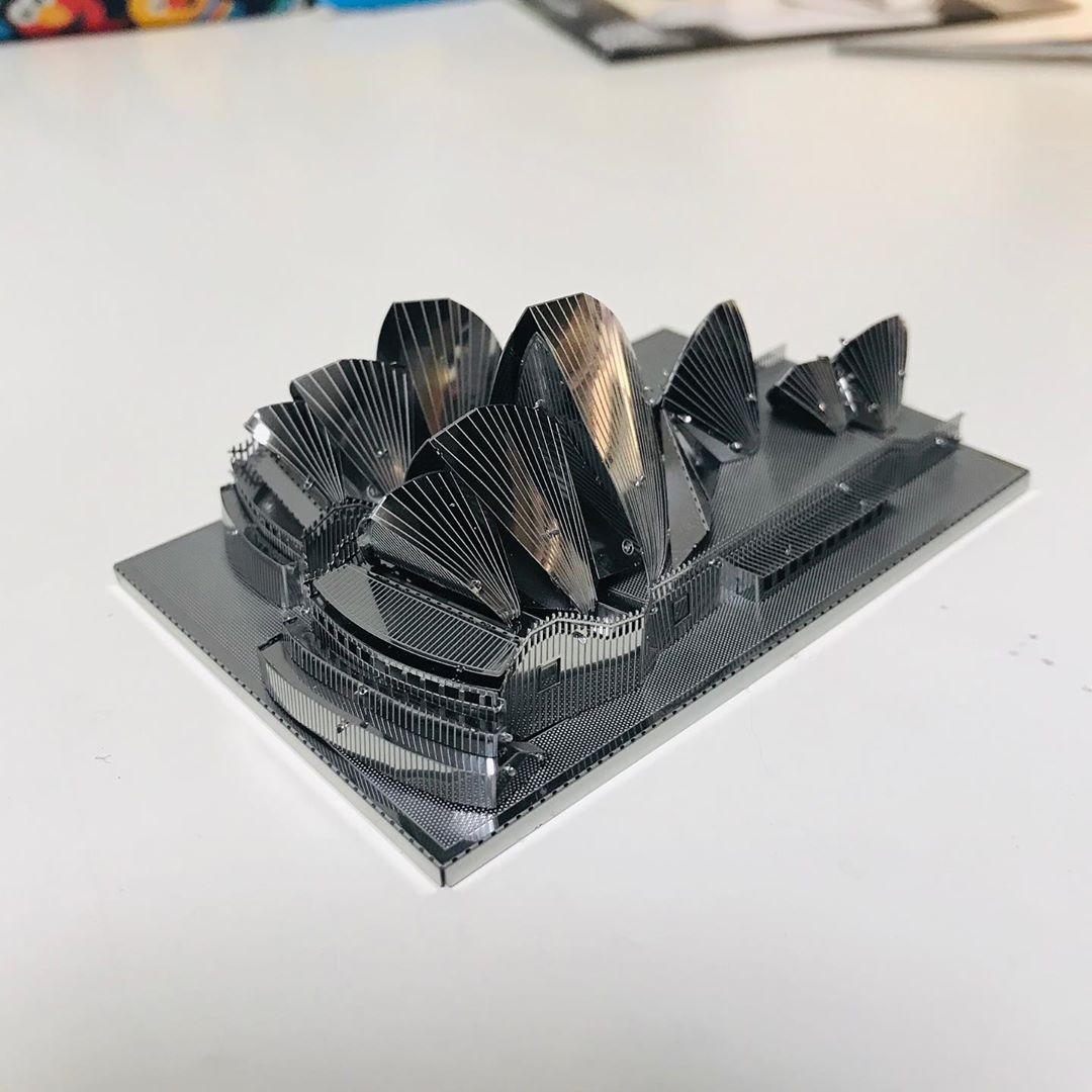 Mô Hình 3D Kim Loại Lắp Ráp Nhà Hát Opera Sydney [Chưa Lắp]