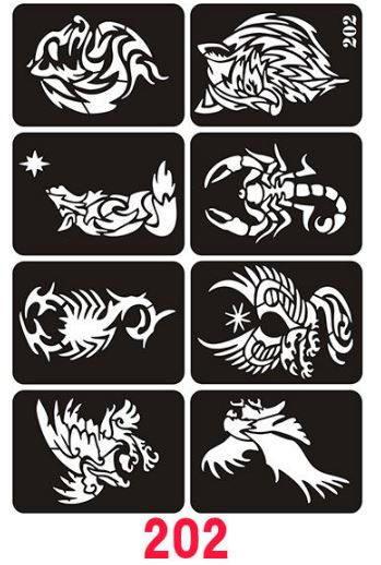 Khuôn xăm [Khổ A4 ảnh thật như hình] Mã25