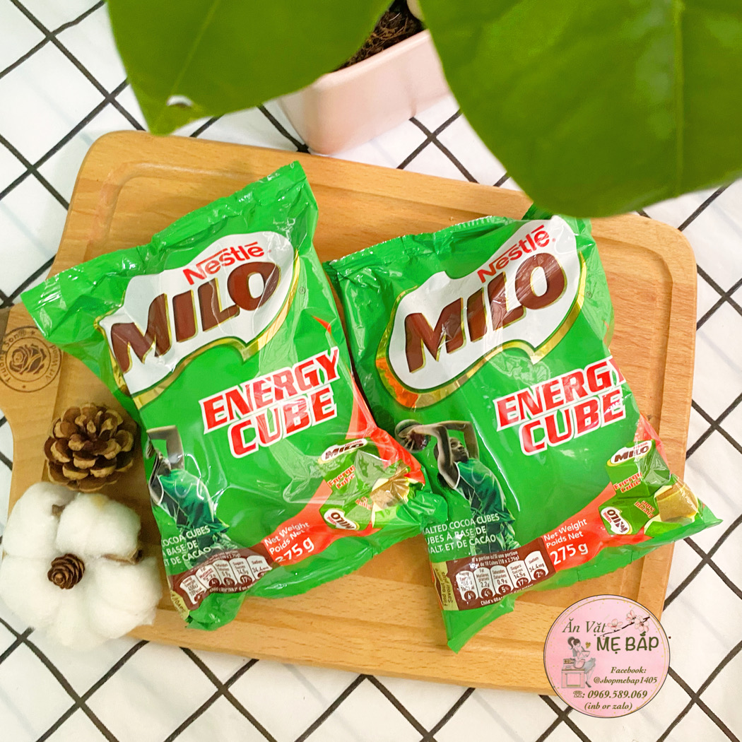 Kẹo Milo Viên Cube Nestle Thái Lan Bịch 100 Viên - tách lẻ 20 hoặc 50 viên [Date 04/2024] Shop Mẹ Bắp