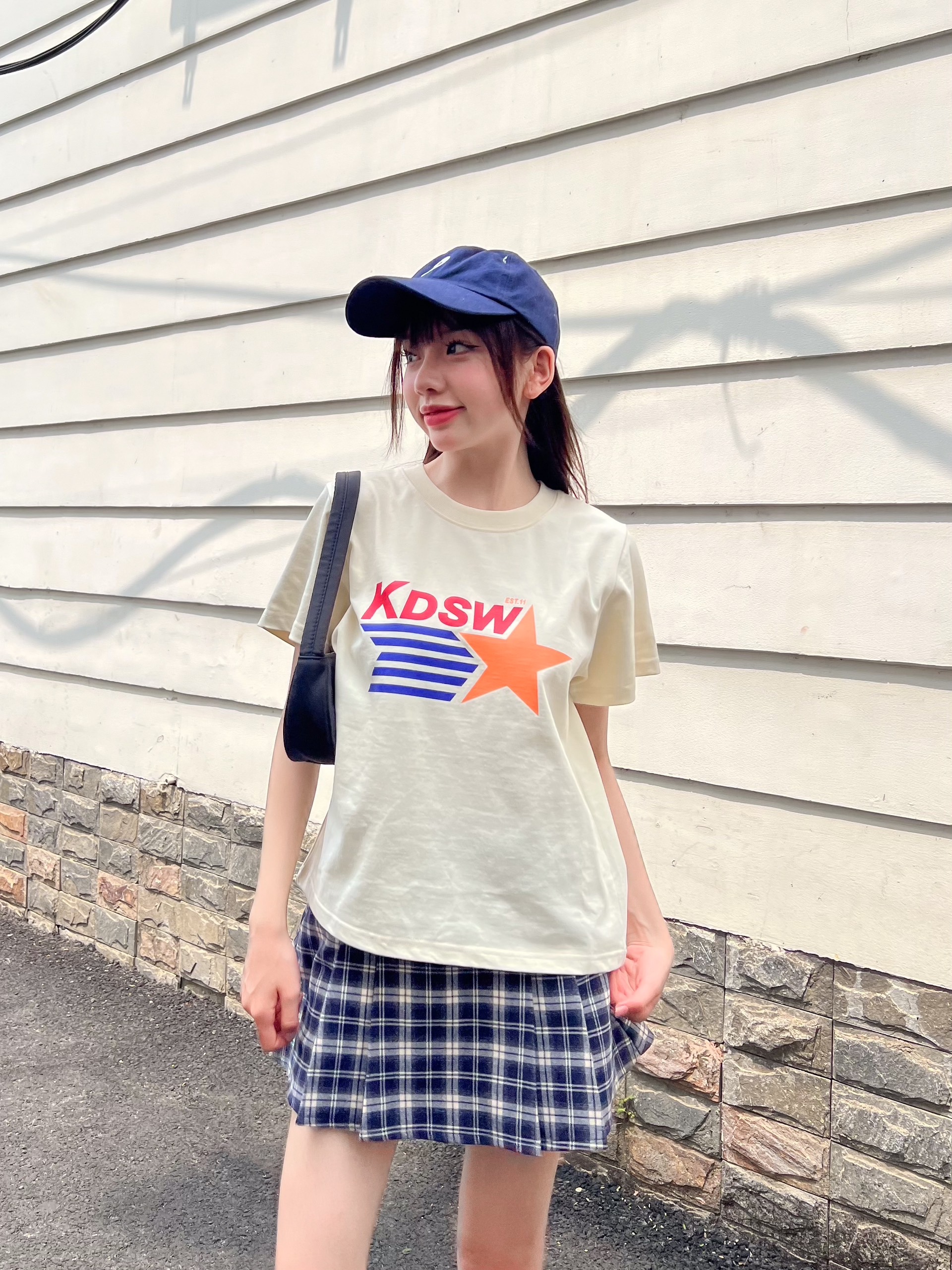 KIDO Áo thun tay ngắn cổ tròn FLAG TEE