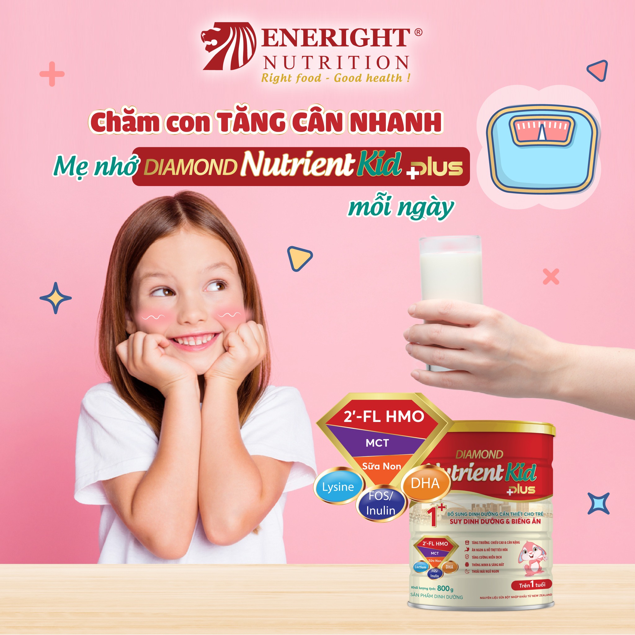 Sữa Nutrient Kid 1 +