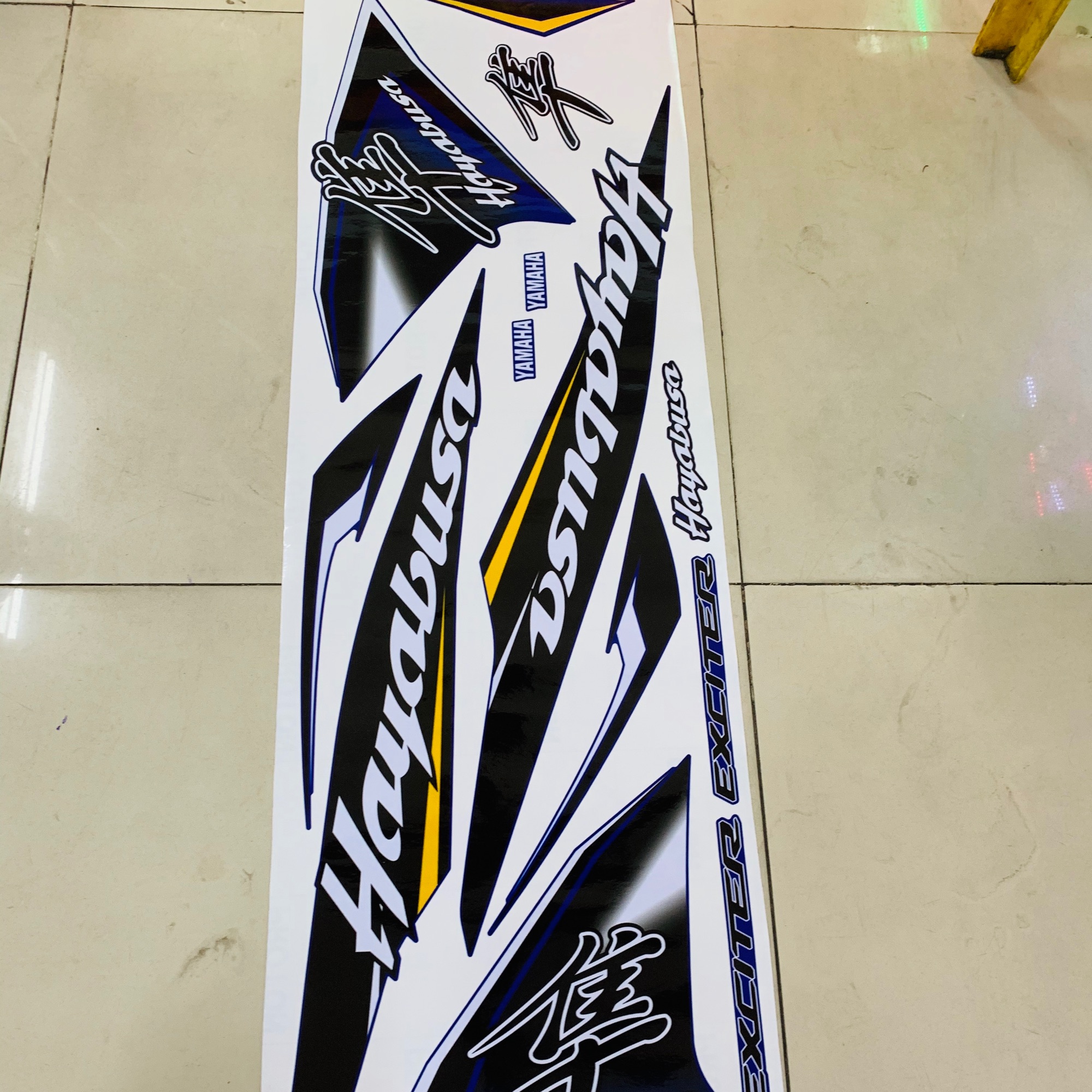 Tem rời exciter 150 bản 3 lớp bóng cao cấp