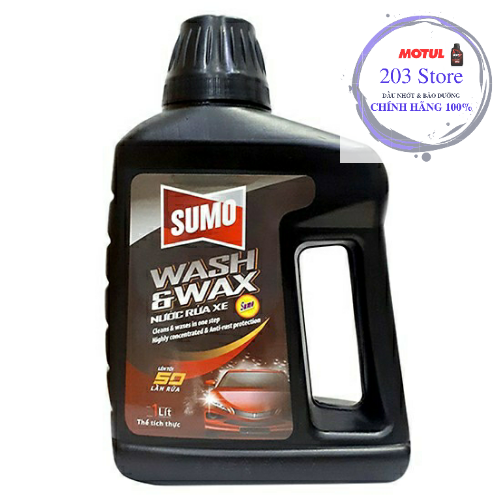 Nước rửa xe sumo wash&wax 1 lít