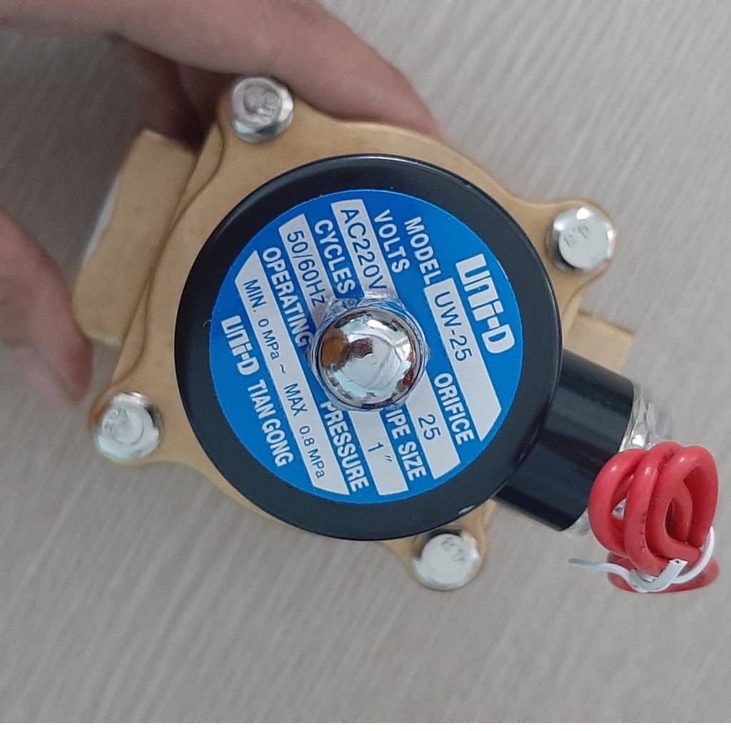 Van điện từ Uni-D DN25 đường kính van 32mm