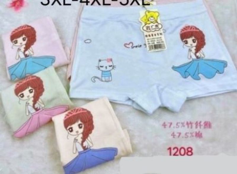 Nơi bán COMBO 5 QUẦN CHIP ĐÙI BÉ GÁI CÔNG CHÚA COTTON SIZE ĐẠI (35-40kg)