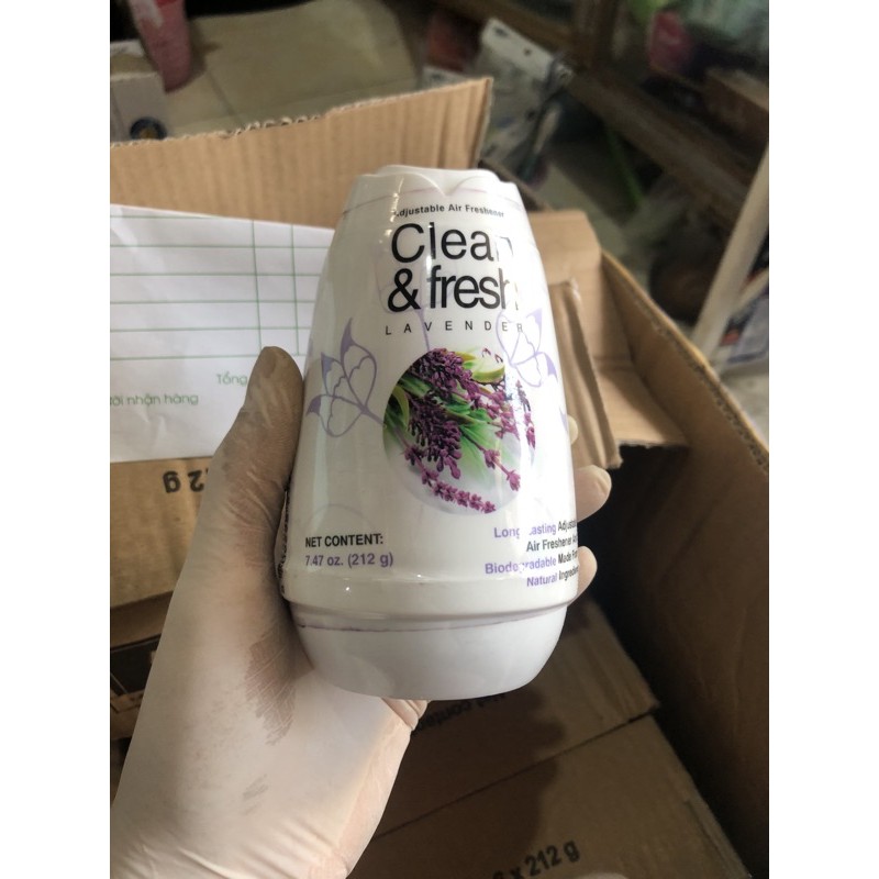 Sáp thơm khử mùi hàn quốc clean & fresh 212g