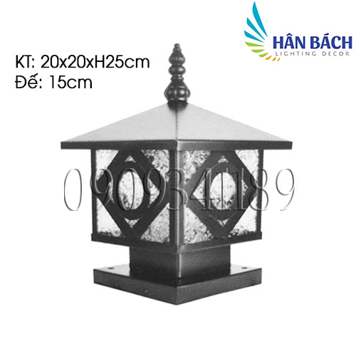 Đèn trụ cổng phi 200