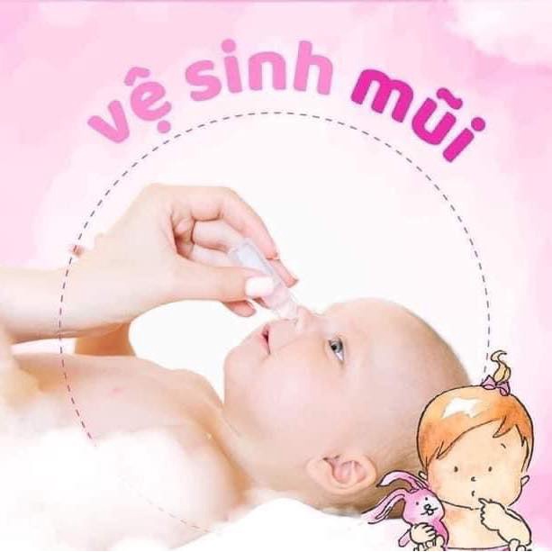 Nước Muối Sinh Lý Physiodose Vệ sinh mắt, mũi, miệng cho bé (Hộp 40 ống x 5ml)