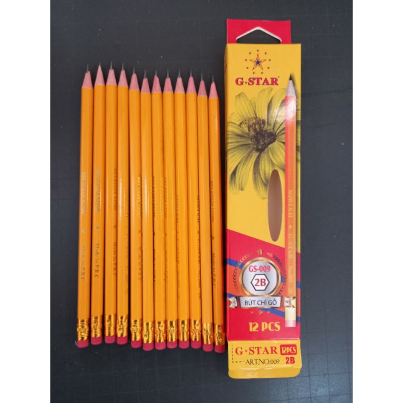 Combo 10 Bút chì chuốt Gstar - 2B