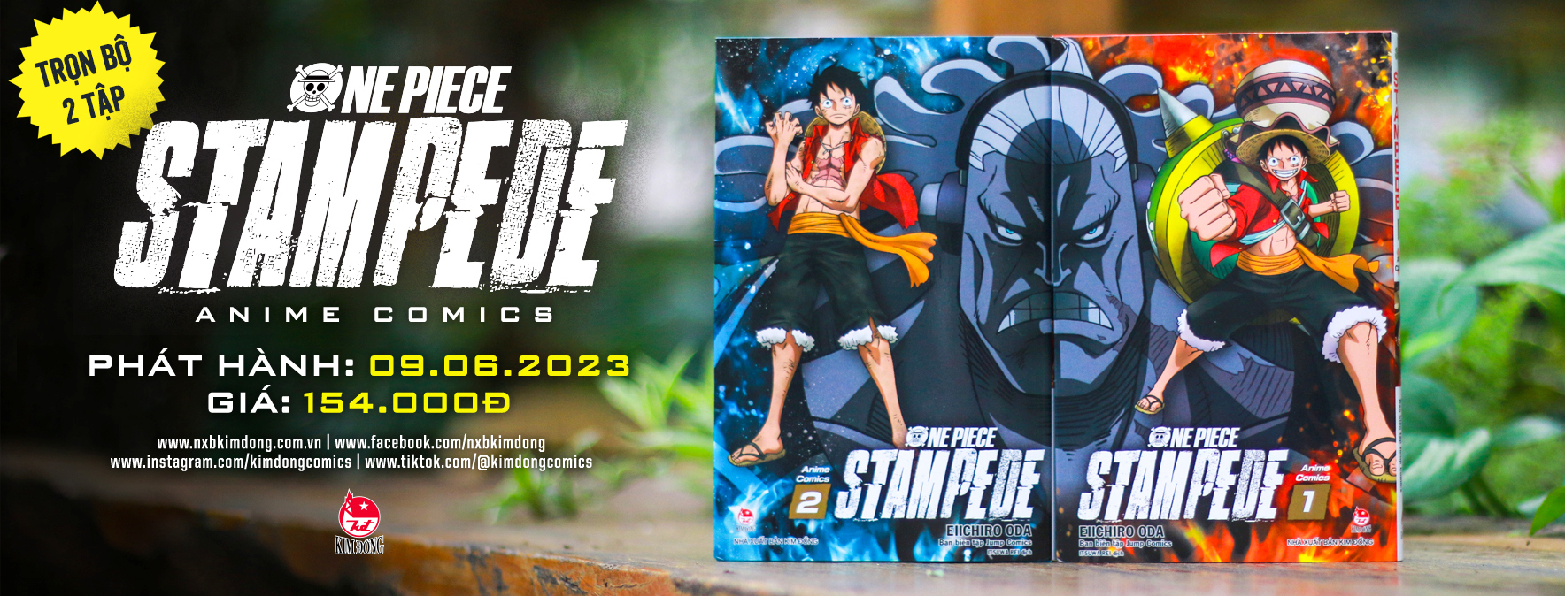 One Piece Stampede trọn bộ 2 tập - Anime Comics (Mới 100%)
