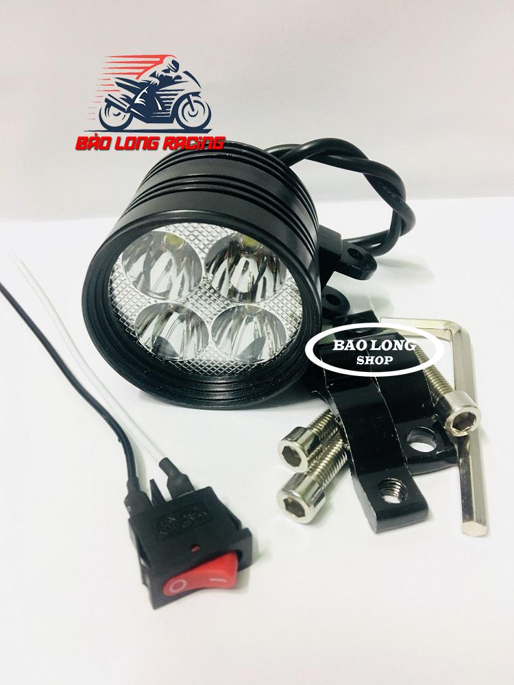 Đèn pha Led L4 mini Siêu sáng + tặng full đồ và công tắn On/Off