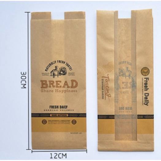 Set of 10 Bags of Vertical Chrysanthemum Bread (30cm X 12cm)