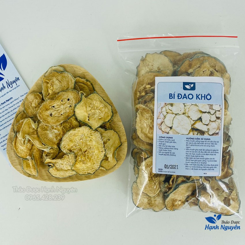 Bí đao sấy lạnh 100g, trà sâm bí đao thanh nhiệt, mát gan, giảm nóng trong, hỗ trợ giảm cân hiệu quả