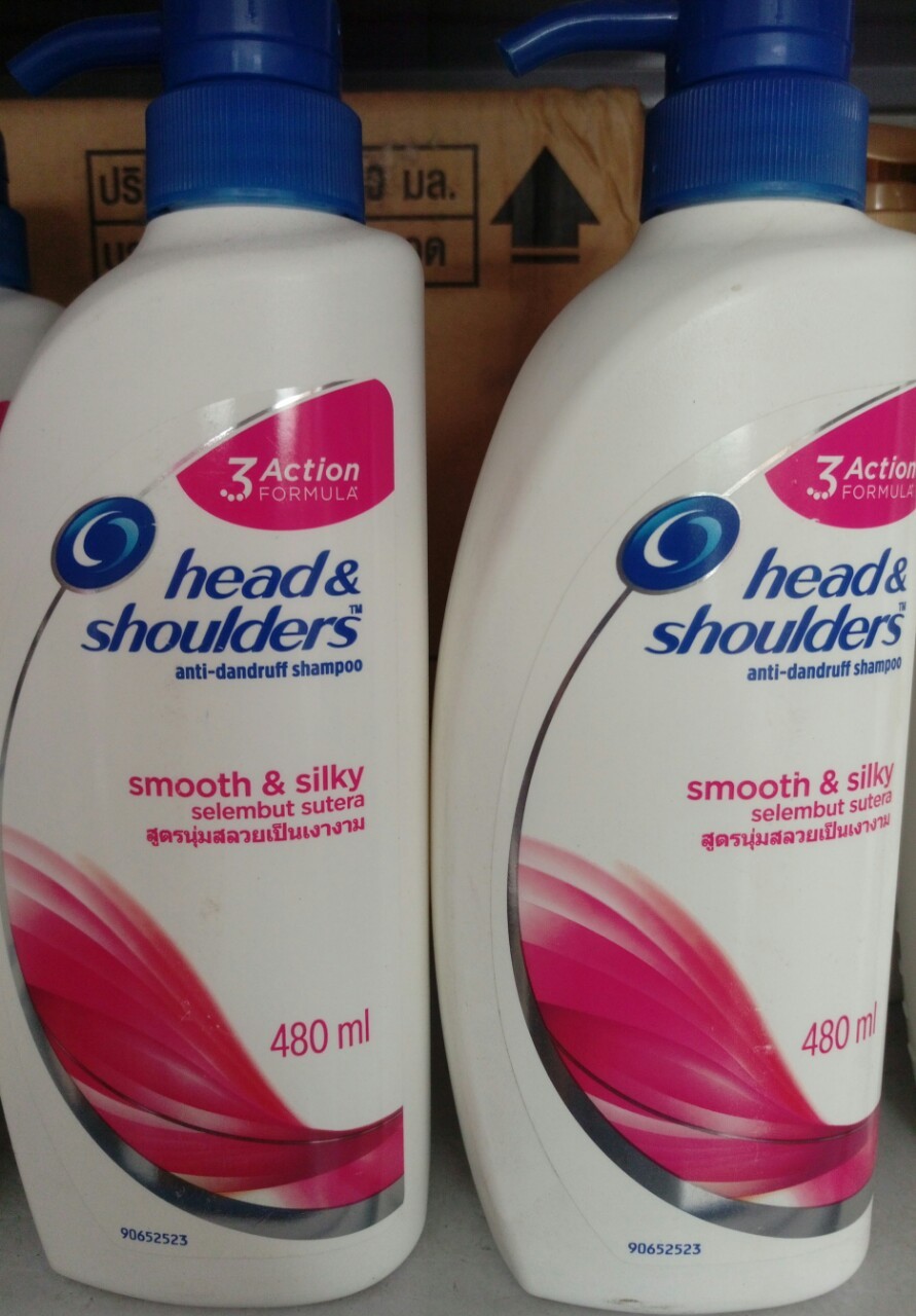 (DATE MỚI) DẦU GỘI HEAD SHOULDERS THÁI LAN  480ML (MÀU HỒNG)