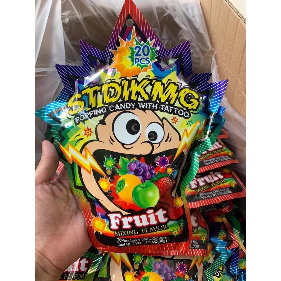 1 GÓI 30gr KẸO NỔ STRIKING HONGKONG
