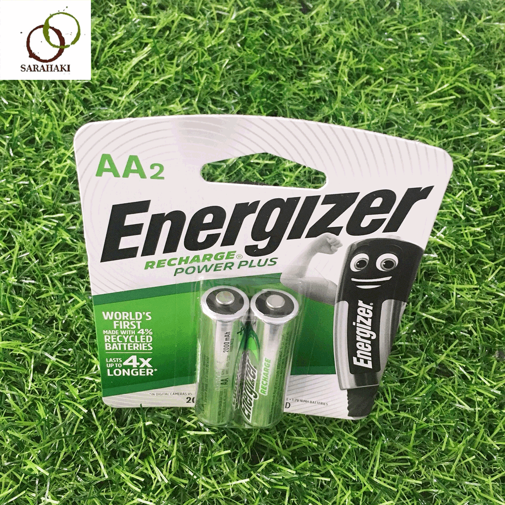 Combo 10 vỉ pin sạc AA Energizer 2000mAh ( 1 vỉ 2 viên ) chính hãng
