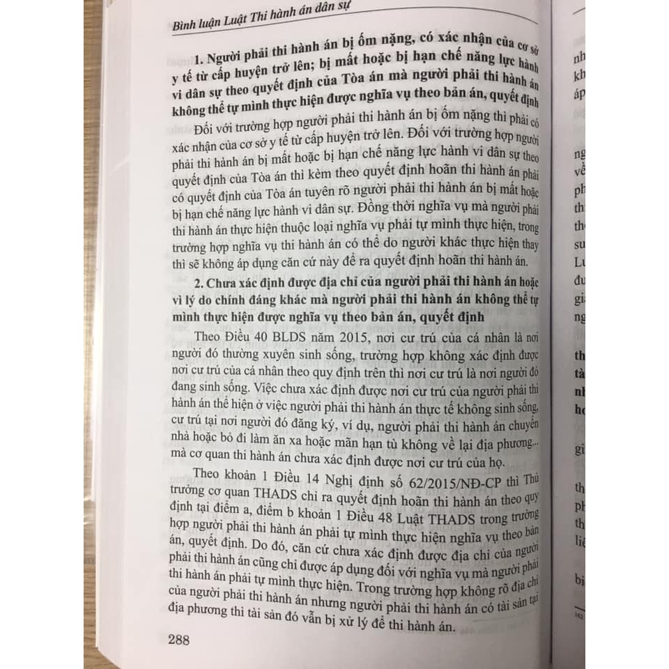 Sách - Bình luận thi hành án dân sự