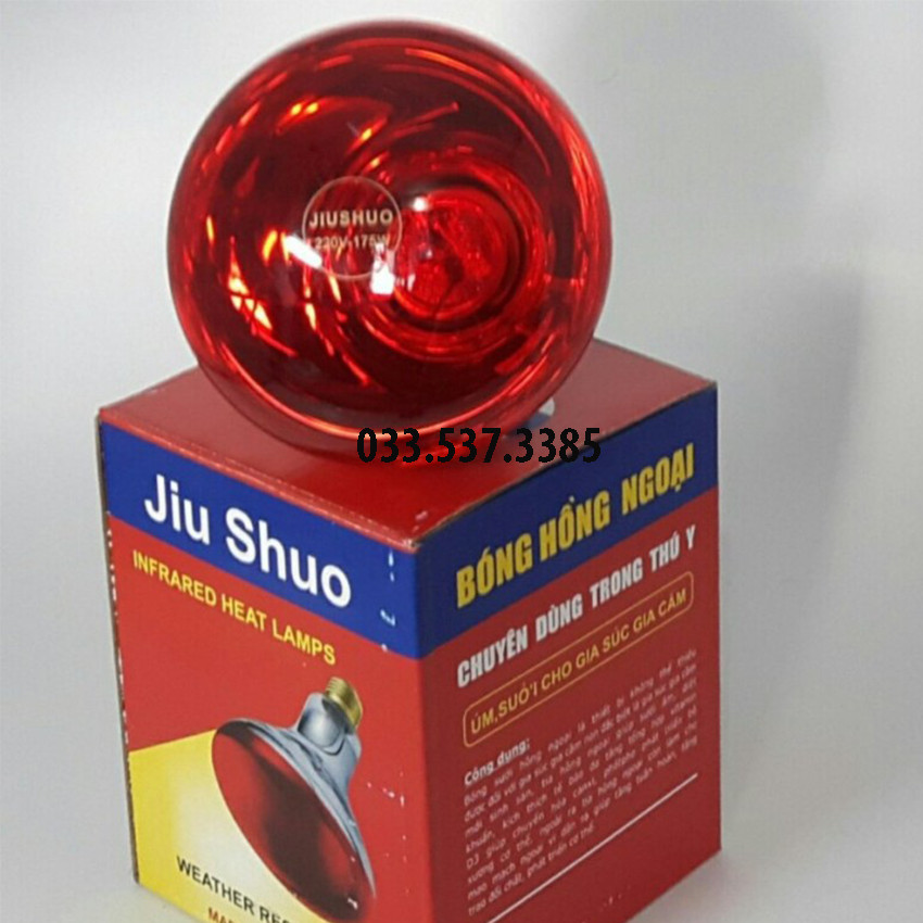 Combo 10 bóng đèn úm gà, đèn sưởi gà chuyên dụng, siêu bền