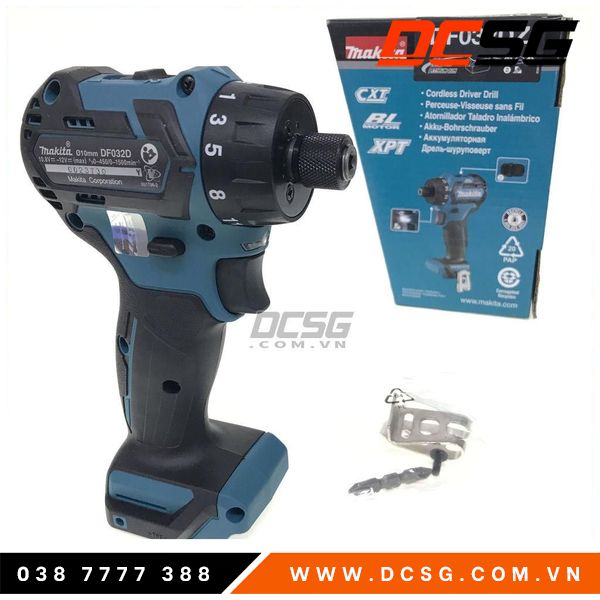 Máy khoan vặn vít dùng pin 12Vmax Makita DF032DZ(Thân Máy Chưa Pin Sạc)