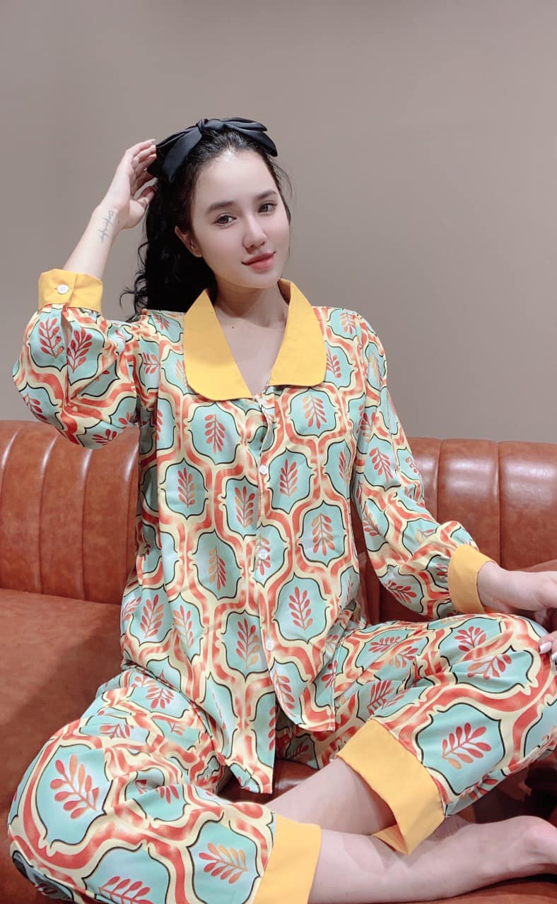 Bộ ngủ Pijama tay dài