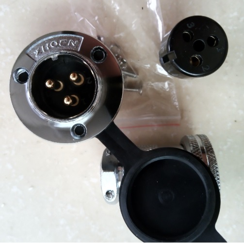 Bộ giắc cắm đực và cái M25 3 chân
