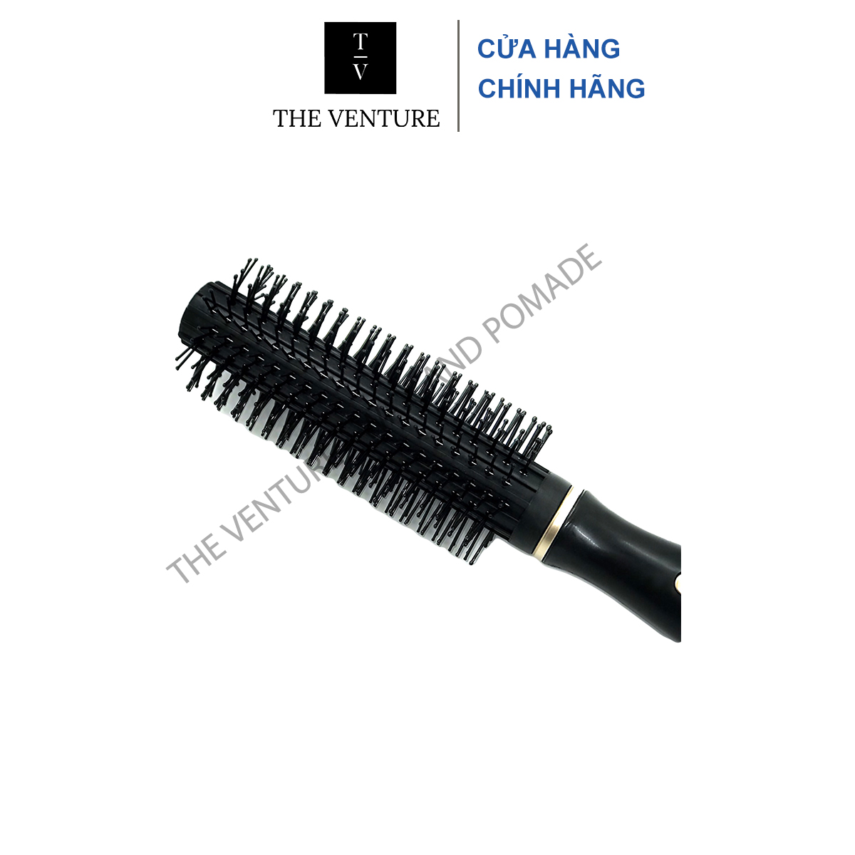 Lược tròn Gold Skeleton Brush tạo kiểu tóc uốn tóc cao cấp .