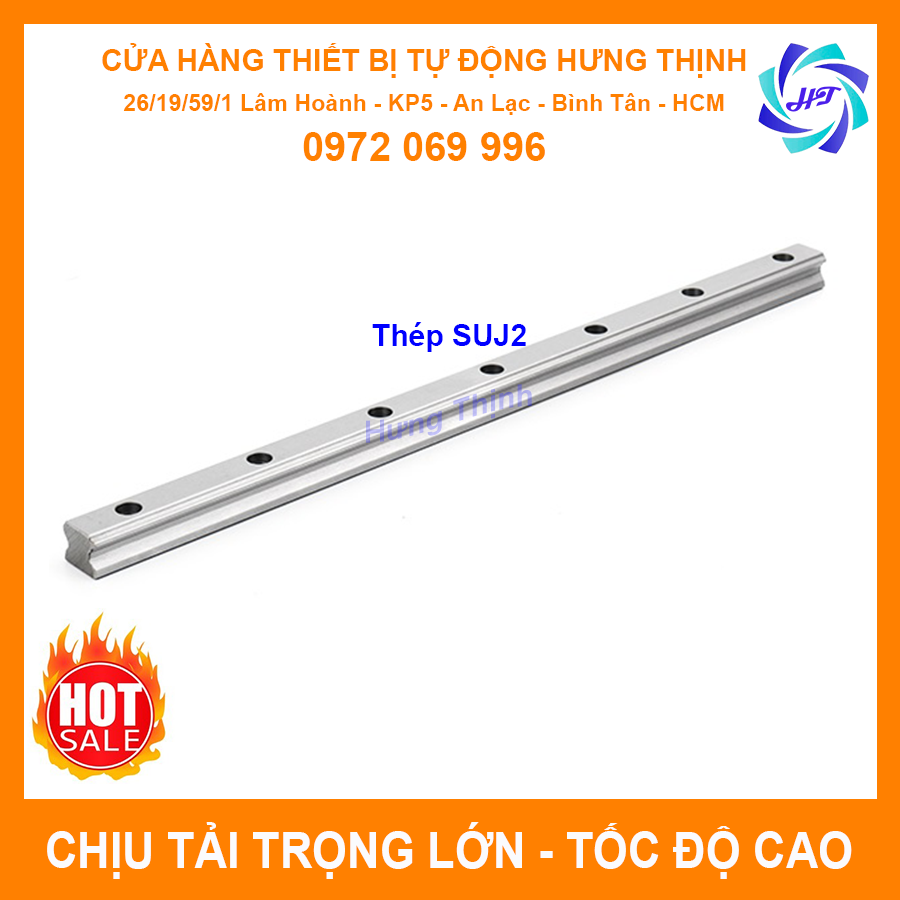 Ray Trượt Vuông 20 Dài 1000mm