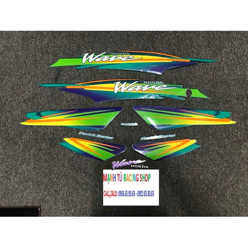 Tem WAVE THÁI 100 xanh ngọc - PhuTungVip