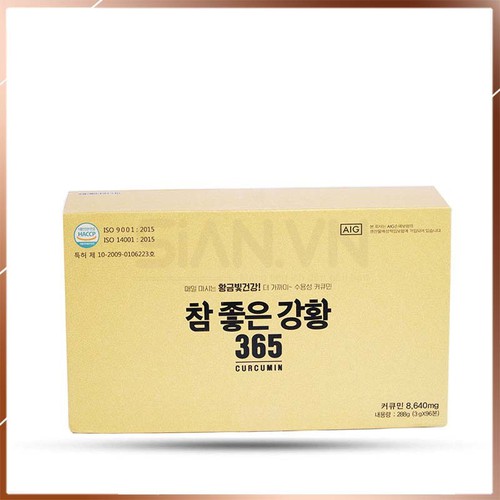 Tinh chất nghệ Nano Curcumin 365 Hàn Quốc - 96 ống