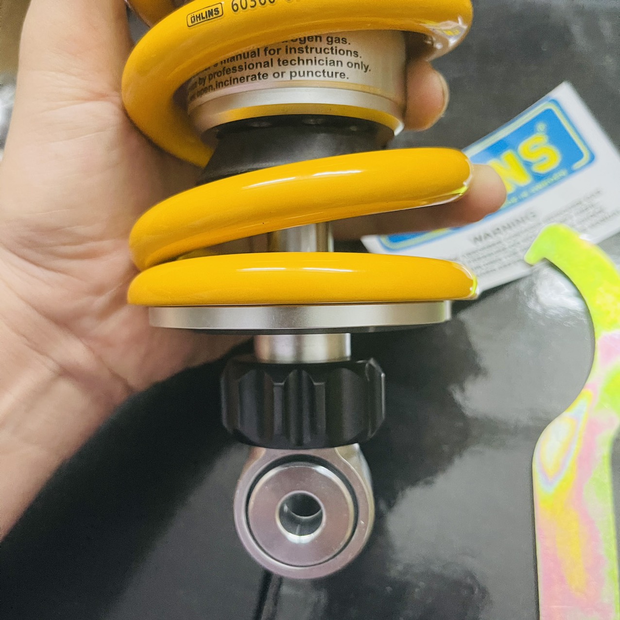 Phuộc ohlins gắn xe ex 135 ex 150