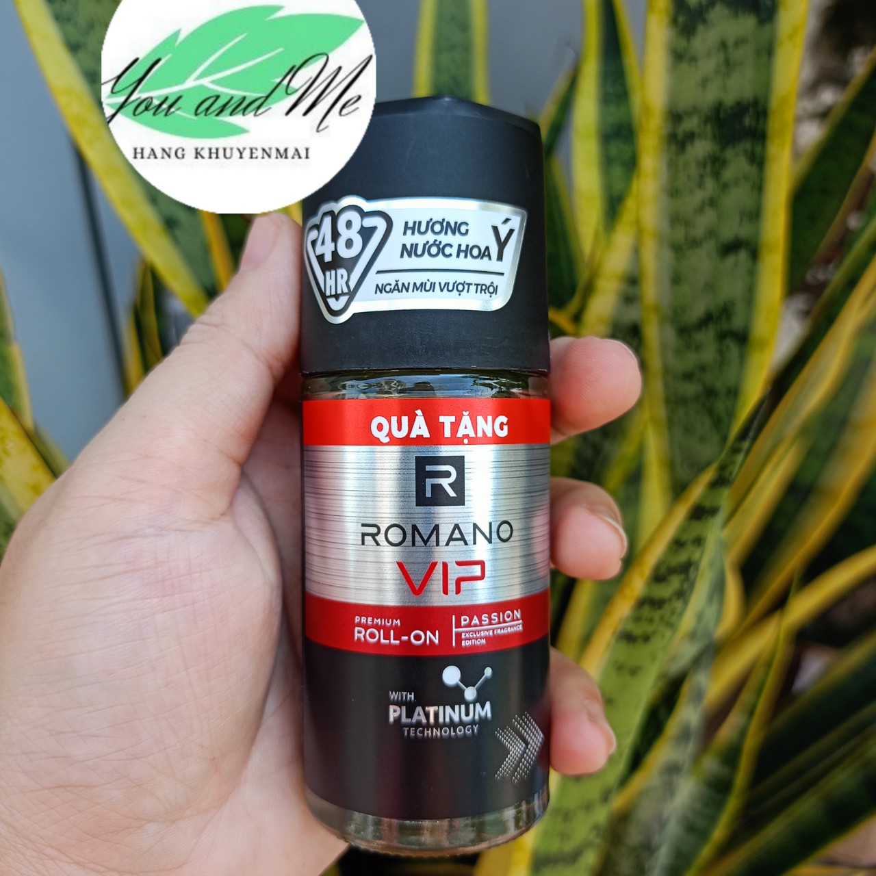 (hàng khuyến mãi 40ml) Lăn khử mùi cao cấp Romano Vip Passion/ Vision