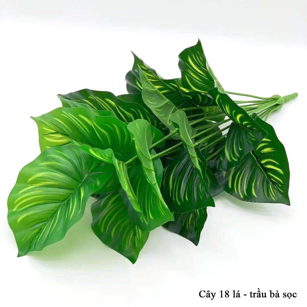 Cây Giả  Cây 18 Lá Cỡ To 70cm