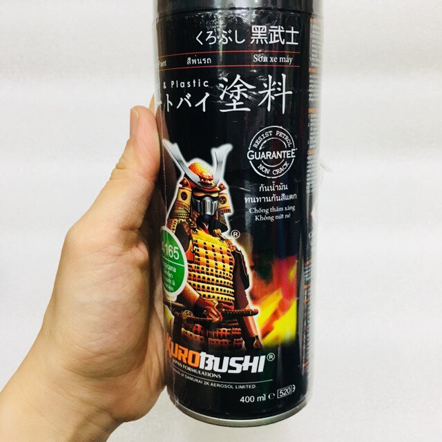 Sơn Xịt Samurai - 24/165 MÀU XANH LÁ ( TROPICANA) 400ML