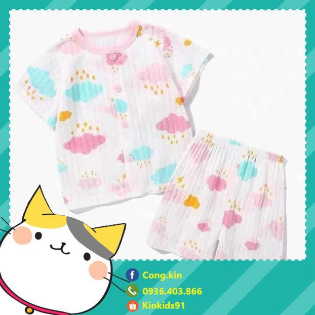 [Kinkids91] Bộ cotton giấy cho bé hàng QCCC