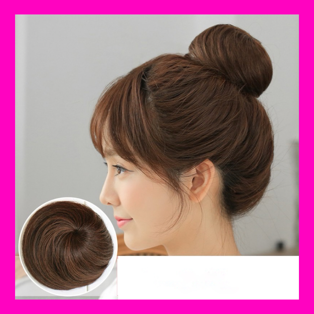 [HCM]Tóc giả búi củ tỏi dễ thương