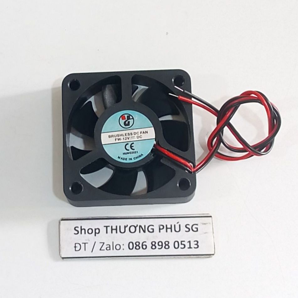 Quạt tản nhiệt fan 5cm x 5cm x 1.5cm - điện áp dc 12v