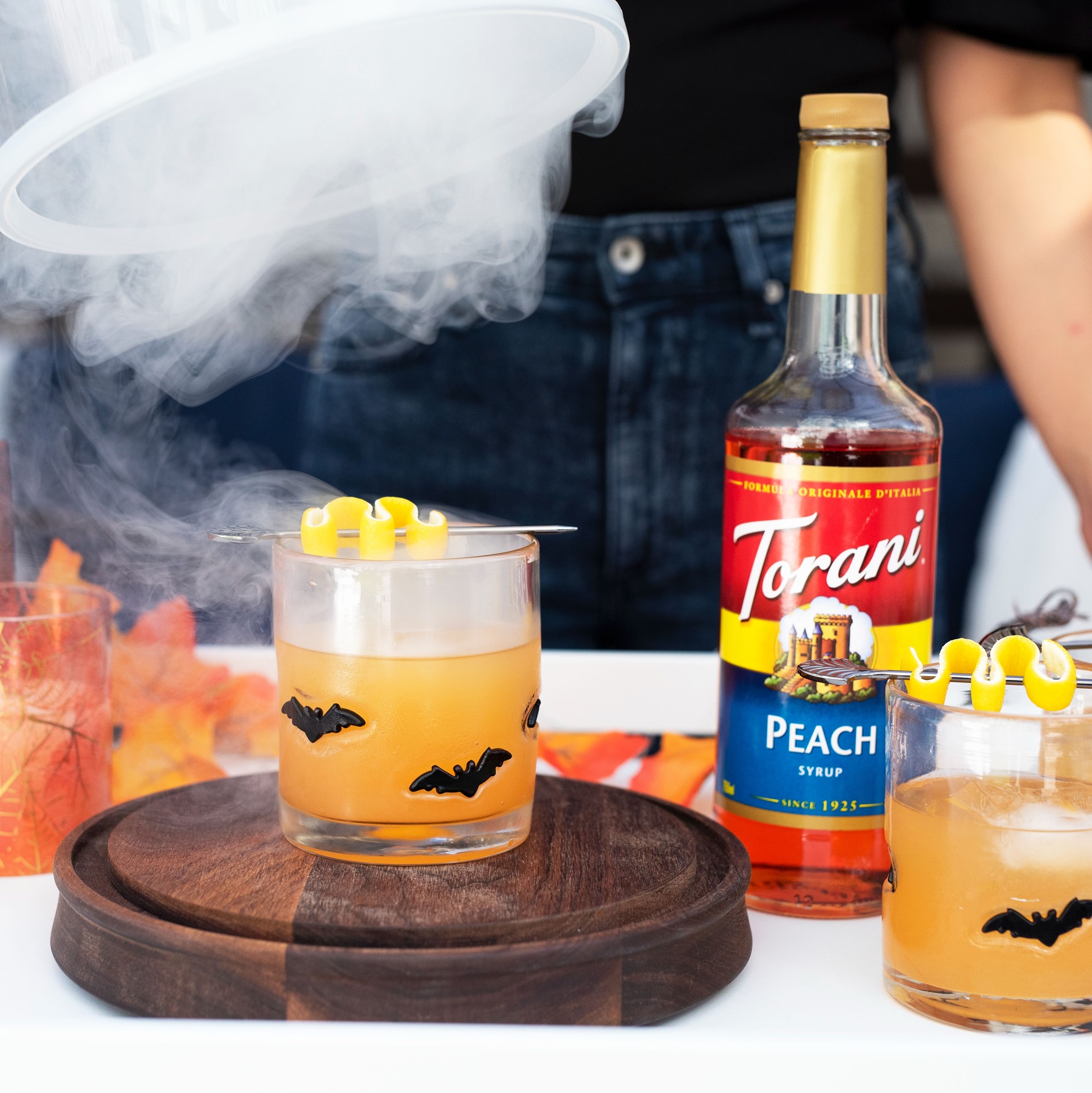 Siro Pha Chế Vị Đào Đỏ Torani Classic Peach Syrup 750ml Mỹ