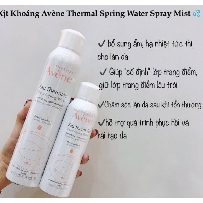 Xịt khoáng AVENE Pháp/300ml