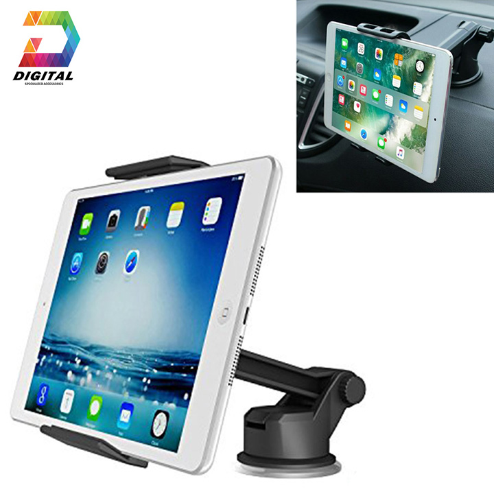 Giá Đỡ iPad, Máy Tính Bảng Trên Xe Hơi Hít Chân Không Cao Cấp - iPad Holder For Car