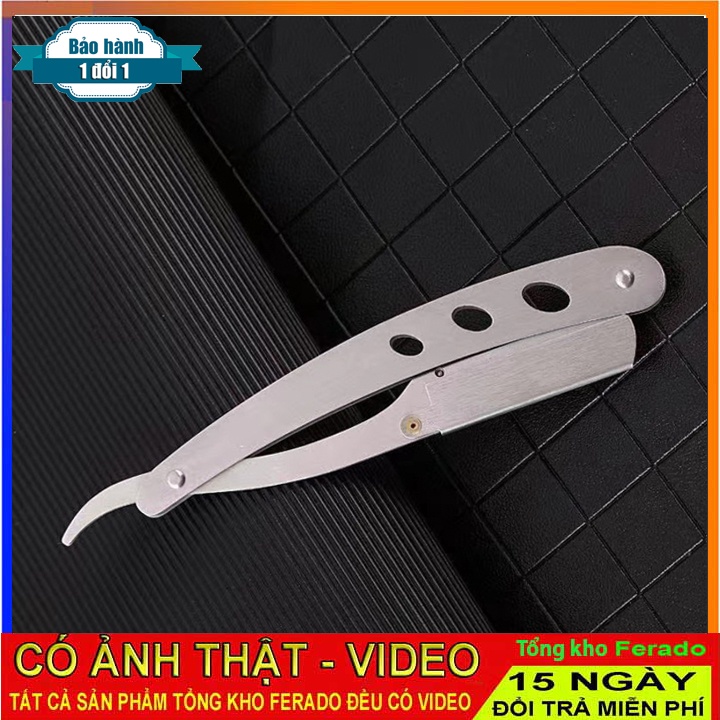 Dao cạo râu cạo lông mặt cán inox