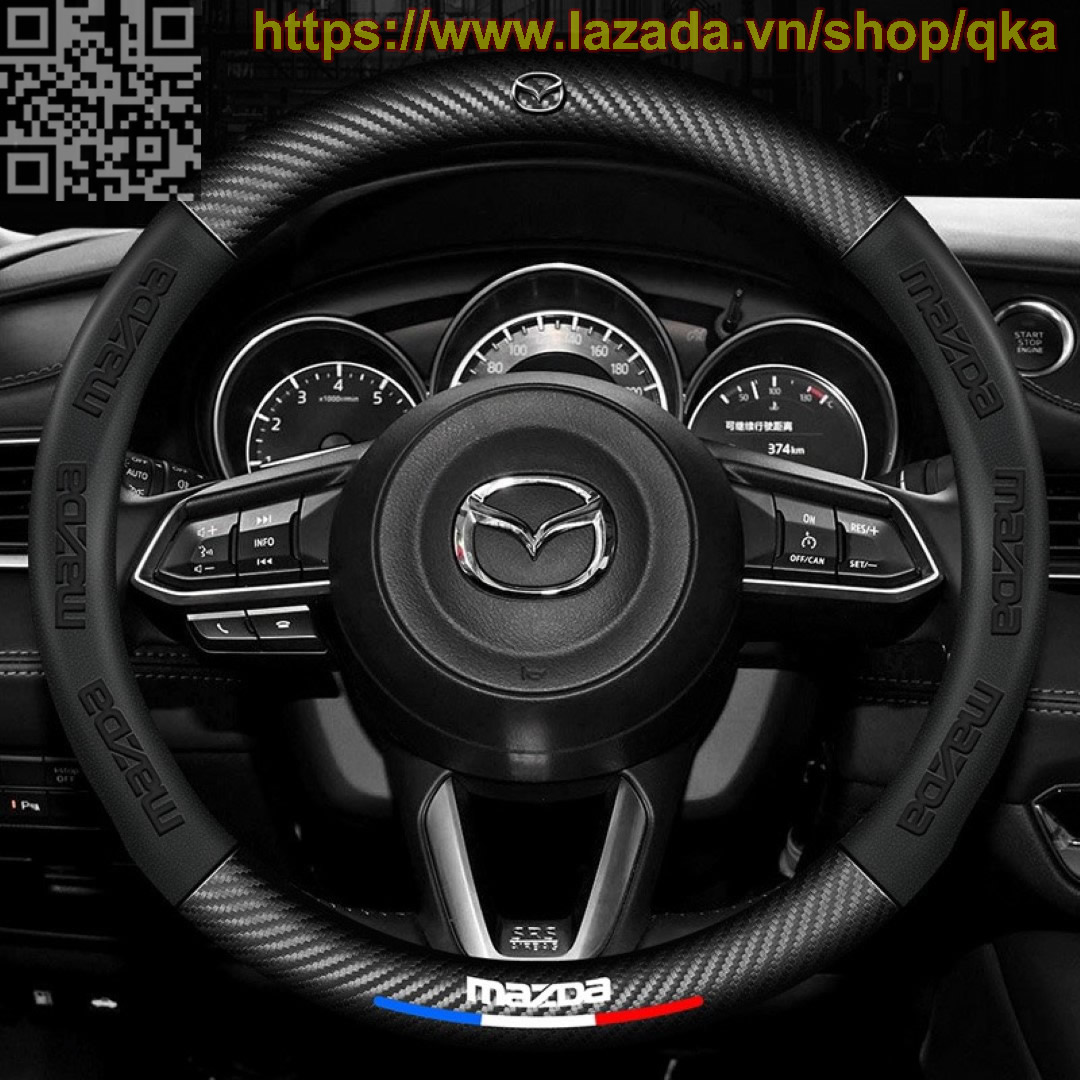 Bọc vô lăng tay lái ô tô Mazda