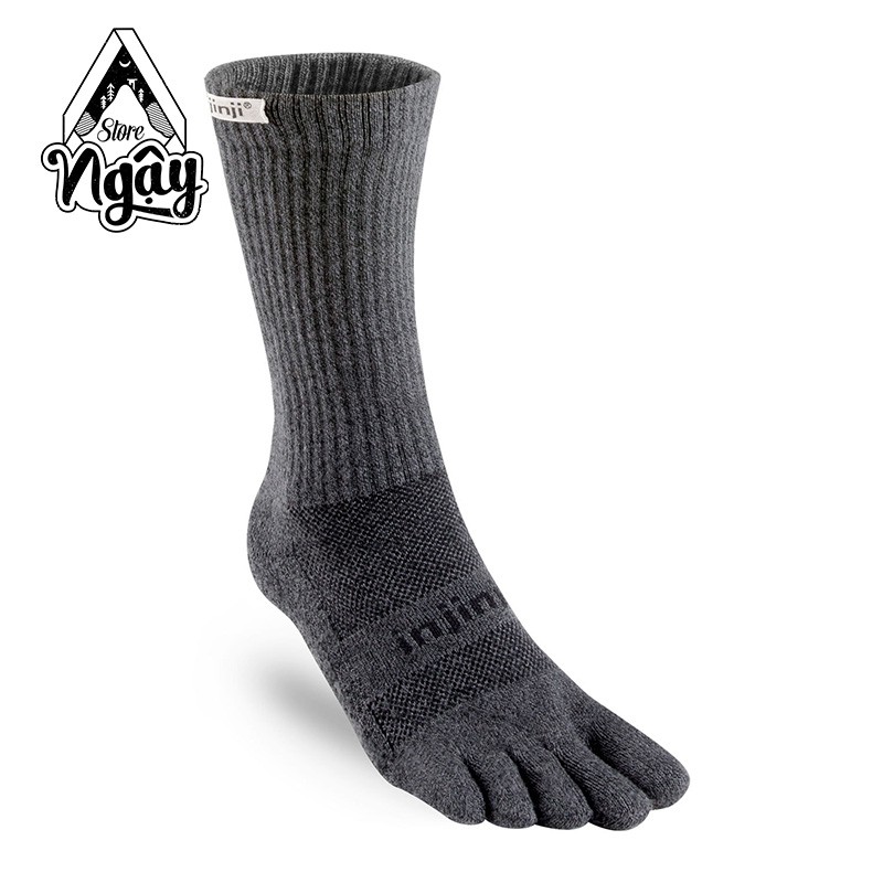Vớ chạy trail 5 ngón Injinji TRAIL Midweight Crew