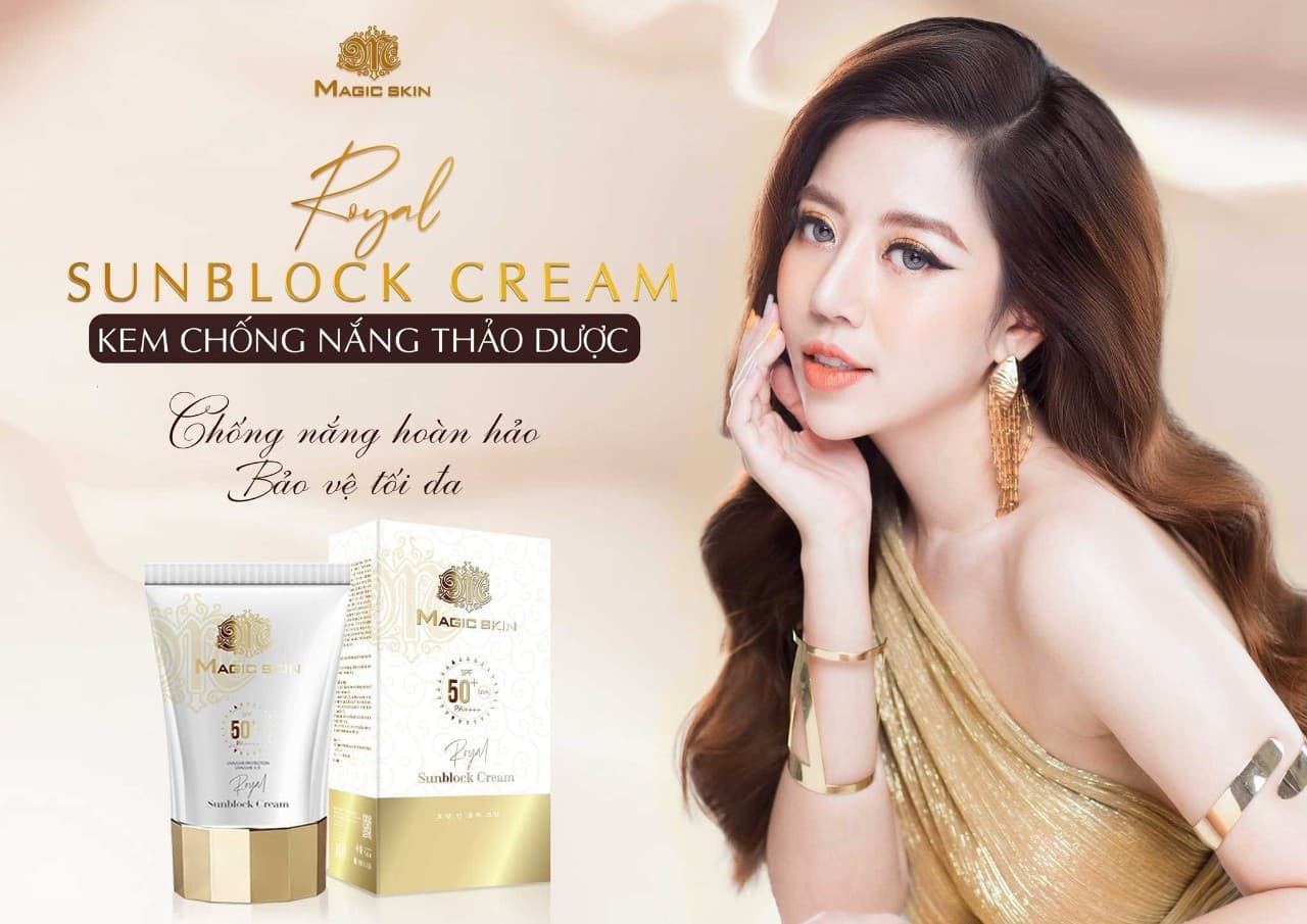 Kem chống nắng thảo dược Magic Skin