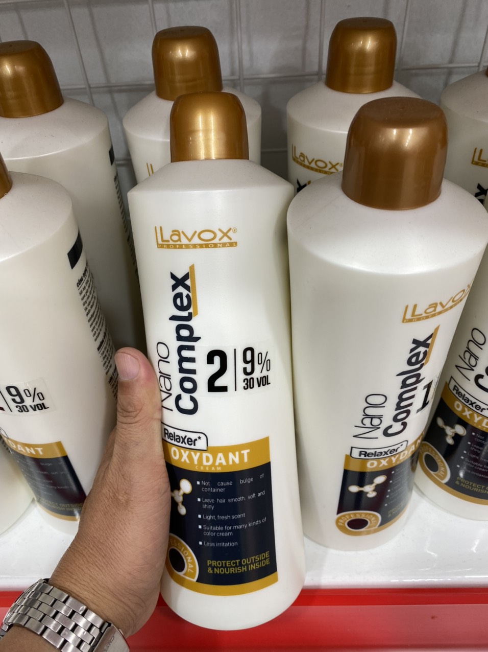Chai oxy LAVOX NANO COMPLEX 1000ml siêu dưỡng